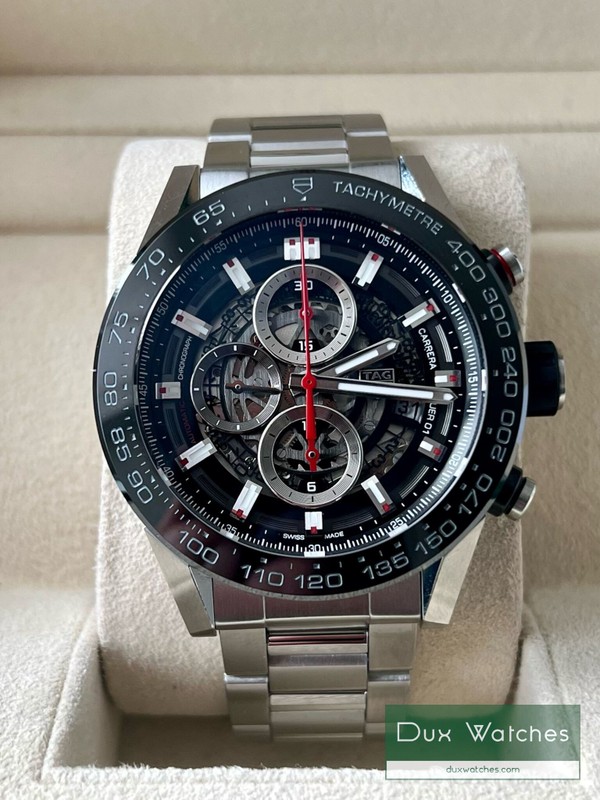 Tag Heuer Carrera Heuer 01 Chronograph Automatic Watch CAR2A1Z.FT6044