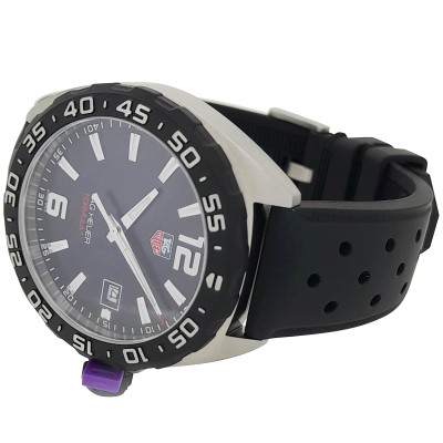 TAG Heuer WAZ1110.FT8023 reloj de acero inoxidable con correa negra Fórmula  1 para hombre