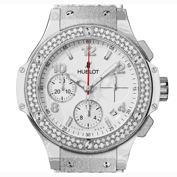 Hublot Big Bang Steel White Diamonds Chronograph 41mm 342.SE.230