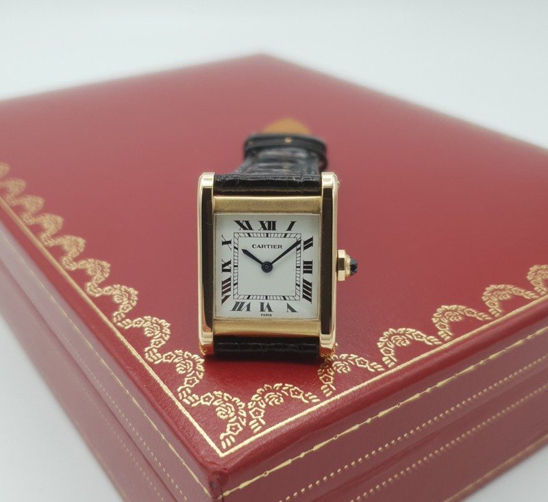 Cartier Tank Normale Paris Dial Large Model Serviced N A 