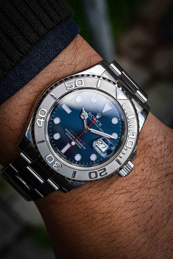 Rolex Yacht-Master Blue Dial - Model Ref: 116622 - 2017 - Box and