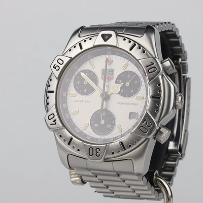 c1988 TAG Heuer 2000 men's vintage Automatic Chronograph watch