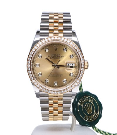 Rolex DateJust 126283RBR 36mm in Steel/Yellow Gold - US