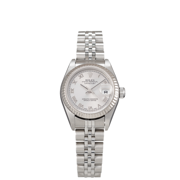 Rolex Datejust Steel White Gold White Dial Ladies Watch, 48% OFF