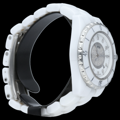 Chanel J12 White Dial Ehite Ceramic Case Bracelet 33mm Quartz H2123