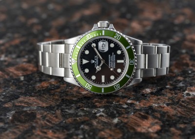 Rolex Submariner Green/Black Anniversary Edition Men's Watch 16610 LV