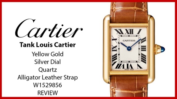 Cartier Tank Louis Cartier Small Quartz Yellow Gold Silver Dial W1529856 -  BRAND NEW