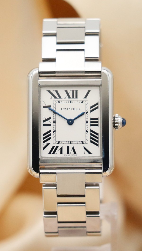 Cartier Tank Solo Small Stainless Steel Ladies Watch W5200013