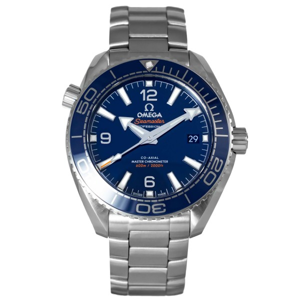 Planet Ocean 600M Seamaster steel Chronometer Watch 215.30.40.20.03.001