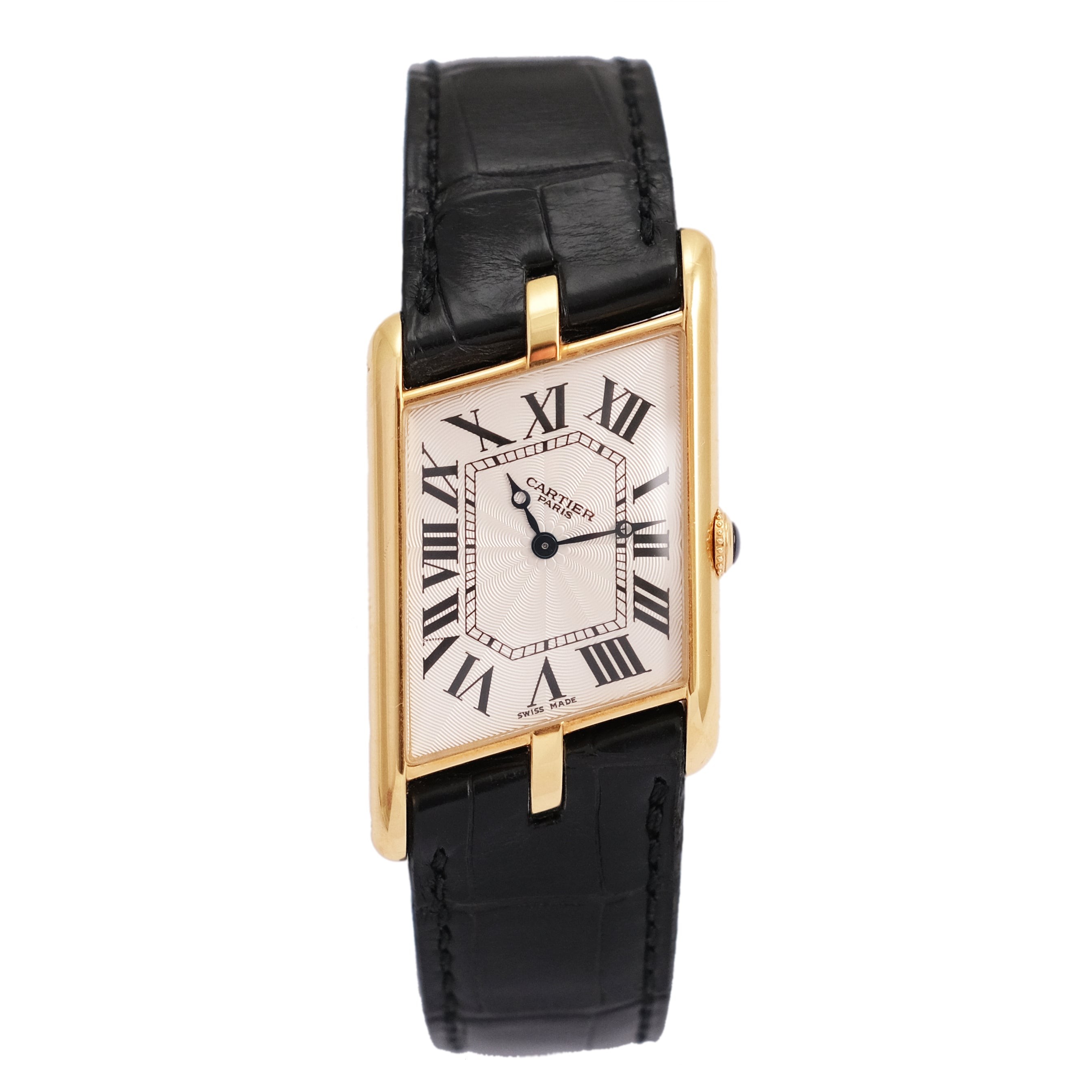 Cartier Tank Louis RARE 1960 Paris 18k Gold Folding Clasp for