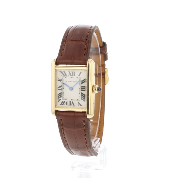 INSANE Cartier Tank (Louis) 18K GOLD Quartz - ref W1512853 - cal